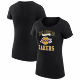 Los Angeles Lakers G-III 4Her by Carl Banks Women's Super-Slim Fit Lightweight Team Logo T-Shirt