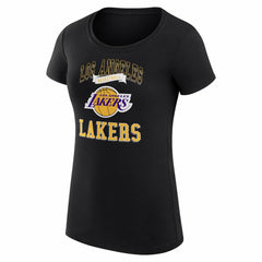 Los Angeles Lakers G-III 4Her by Carl Banks Women's Super-Slim Fit Lightweight Team Logo T-Shirt