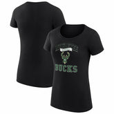 Milwaukee Bucks G-III 4Her by Carl Banks Women's Super-Slim Fit Lightweight Team Logo T-Shirt