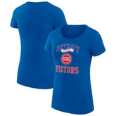 Detroit Pistons G-III 4Her by Carl Banks Women's Super-Slim Fit Lightweight Team Logo T-Shirt sale
