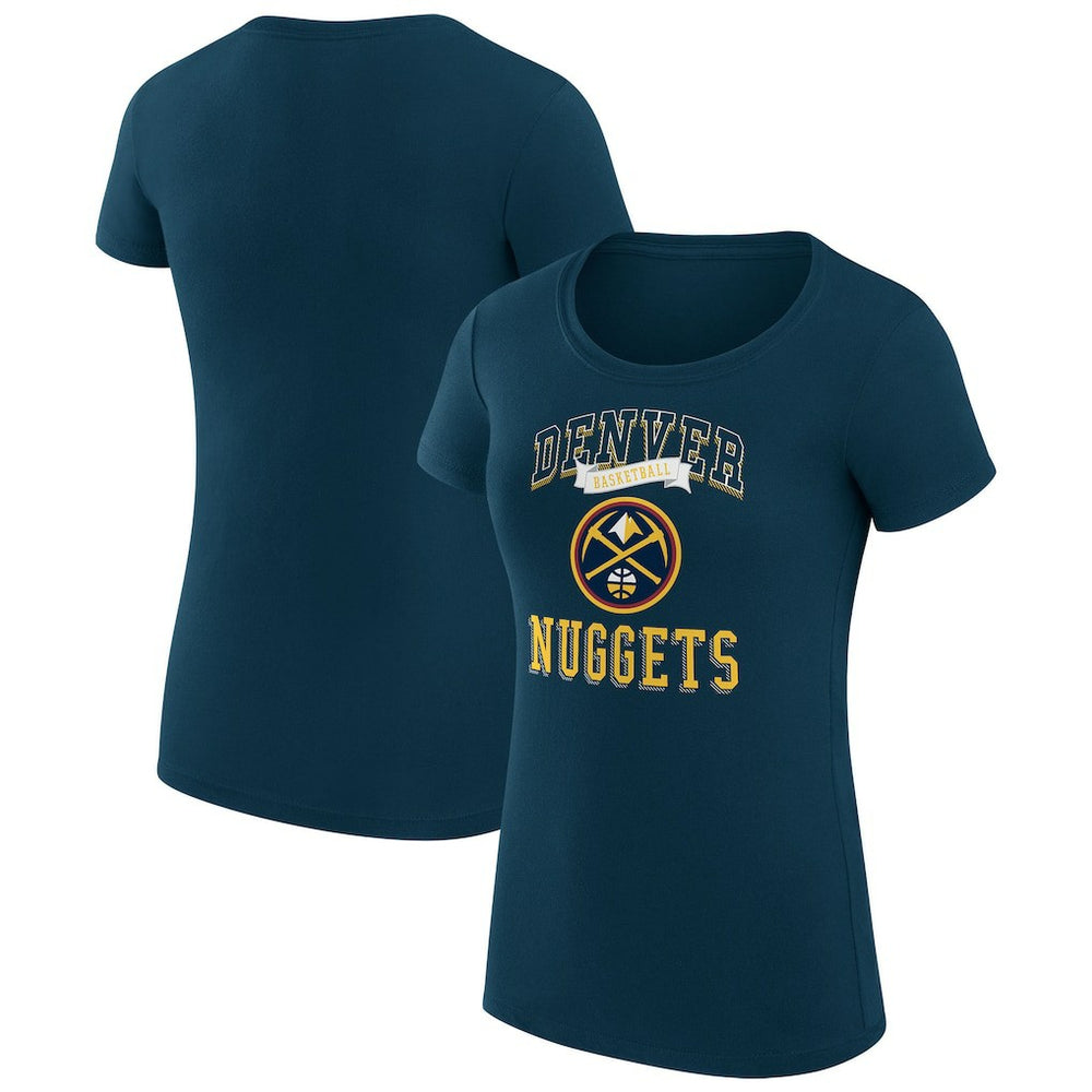 Denver Nuggets G-III 4Her by Carl Banks Women's Super-Slim Fit Lightweight Team Logo T-Shirt sale