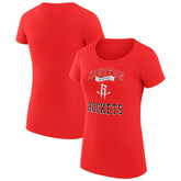 Houston Rockets G-III 4Her by Carl Banks Women's Super-Slim Fit Lightweight Team Logo T-Shirt