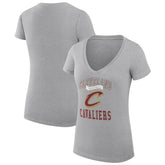 Cleveland Cavaliers G-III 4Her by Carl Banks Women's Super-Slim Fit Lightweight Team Logo V-Neck T-Shirt sale