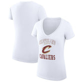 Cleveland Cavaliers G-III 4Her by Carl Banks Women's Super-Slim Fit Lightweight Team Logo V-Neck T-Shirt sale