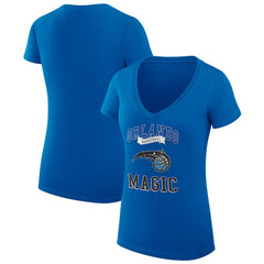 Orlando Magic G-III 4Her by Carl Banks Women's Super-Slim Fit Lightweight Team Logo V-Neck T-Shirt