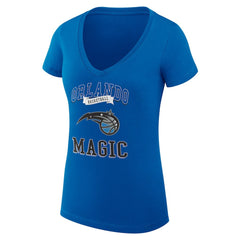 Orlando Magic G-III 4Her by Carl Banks Women's Super-Slim Fit Lightweight Team Logo V-Neck T-Shirt