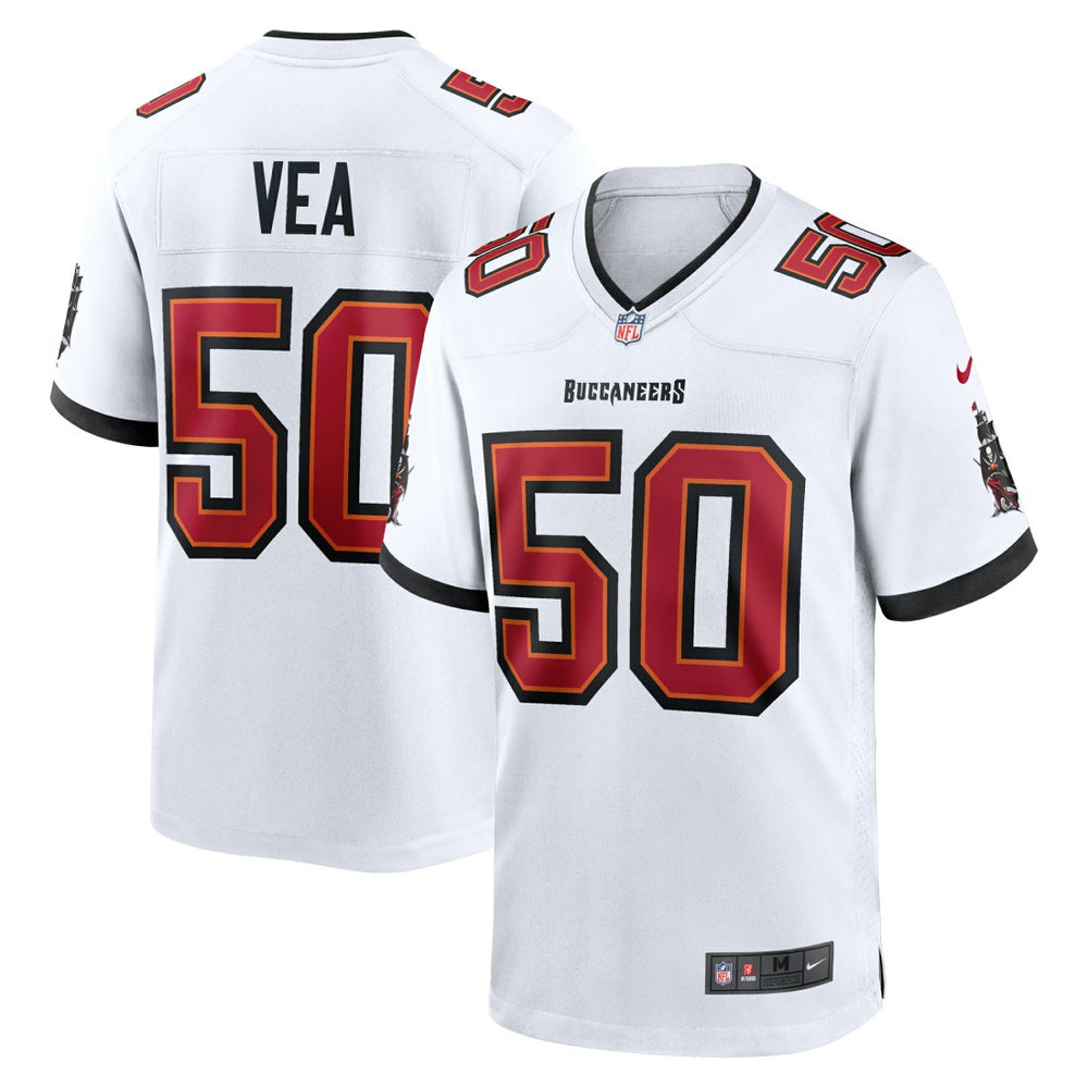 Vita Vea White Game Jersey - Tampa Bay Buccaneers Jerseys