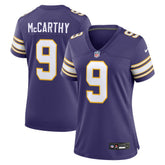 J.J. McCarthy Women's 2nd Alternate Player Game Jersey - Minnesota Vikings Jerseys