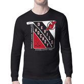 NHL New Jersey Devils Starter Shield Long Sleeve Graphic T-Shirt