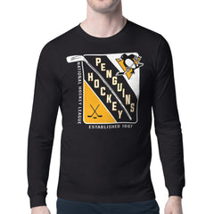 NHL Pittsburgh Penguins Starter Shield Long Sleeve Graphic T-Shirt