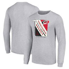 NHL Carolina Hurricanes Starter Shield Long Sleeve Graphic T-Shirt