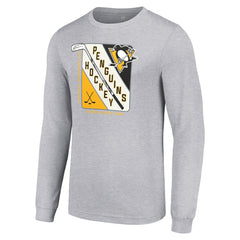 NHL Pittsburgh Penguins Starter Shield Long Sleeve Graphic T-Shirt