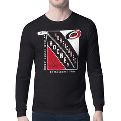 NHL Carolina Hurricanes Starter Shield Long Sleeve Graphic T-Shirt