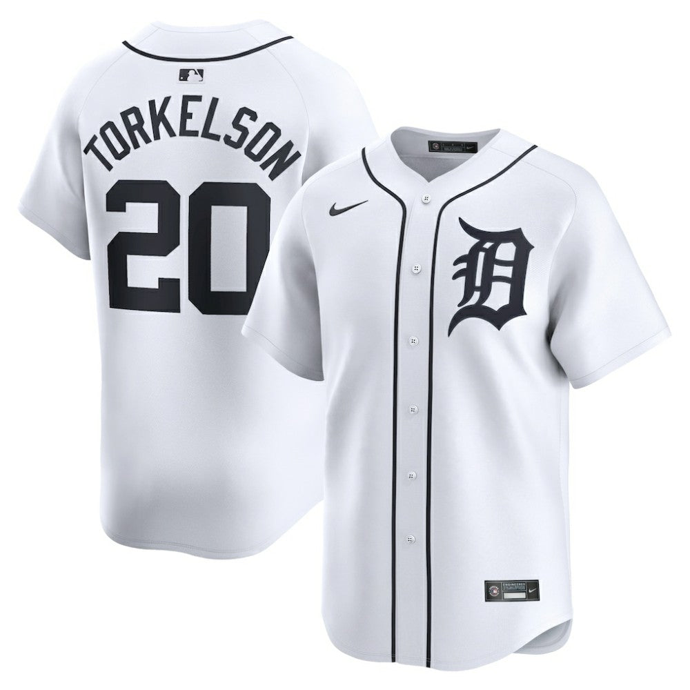 White Spencer Torkelson Detroit Tigers Nike Youth Home Limited Player Jersey
