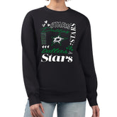 NHL Dallas Stars G-III 4Her by Carl Banks Women's Collage Graphic Fleece Long Sleeve Pullover Sweatshirt
