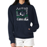NHL Vancouver Canucks G-III 4Her by Carl Banks Women's Collage Team Graphic Tri-Blend Fleece Pullover Hoodie