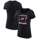 NHL Carolina Hurricanes G-III 4Her by Carl Banks Women's Super-Slim Fit Lightweight Collage Team Graphic T-Shirt