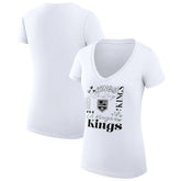 NHL Los Angeles Kings G-III 4Her by Carl Banks Women's Super-Slim Fit Lightweight Collage Team Graphic T-Shirt