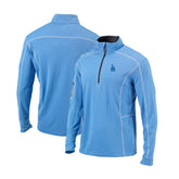 Light Blue Los Angeles Dodgers Columbia Cooperstown Collection Omni-Wick Shotgun Quarter-Zip Top