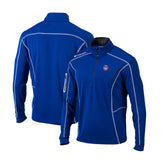 Royal Chicago Cubs Columbia Cooperstown Collection Omni-Wick Shotgun Quarter-Zip Top
