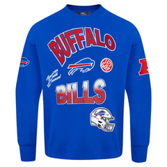 Pro Standard Turn It Up Drop Shoulder Pullover Sweatshirt - Buffalo Bills Pullover