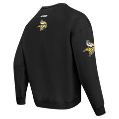 Pro Standard Turn It Up Drop Shoulder Pullover Sweatshirt - Minnesota Vikings Pullover