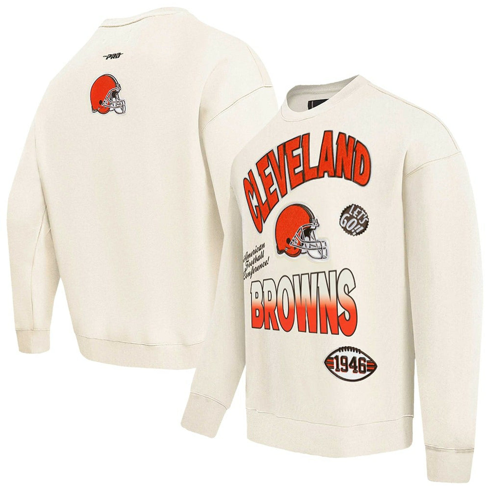 Pro Standard Turn It Up Pullover Sweatshirt - Cleveland Browns Pullover