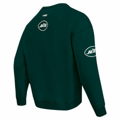 Pro Standard Turn It Up Drop Shoulder Pullover Sweatshirt - New York Jets Pullover