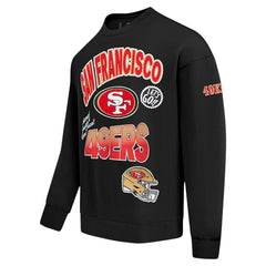Pro Standard Turn It Up Drop Shoulder Pullover Sweatshirt - San Francisco 49ers Pullover