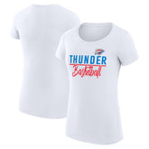 Oklahoma City Thunder G-III 4Her by Carl Banks Women's Super-Slim Fit Lightweight Team Sport V-Neck T-Shirt