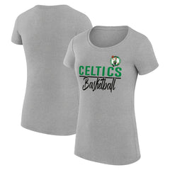 Boston Celtics G-III 4Her by Carl Banks Women's Super-Slim Fit Lightweight Team Sport V-Neck T-Shirt