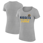 Denver Nuggets G-III 4Her by Carl Banks Women's Super-Slim Fit Lightweight Team Sport V-Neck T-Shirt sale