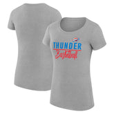 Oklahoma City Thunder G-III 4Her by Carl Banks Women's Super-Slim Fit Lightweight Team Sport V-Neck T-Shirt