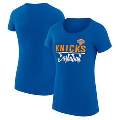 New York Knicks G-III 4Her by Carl Banks Women's Super-Slim Fit Lightweight Team Sport V-Neck T-Shirt