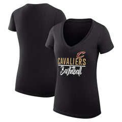 Cleveland Cavaliers G-III 4Her by Carl Banks Women's Super-Slim Fit Lightweight Team Sport V-Neck T-Shirt sale