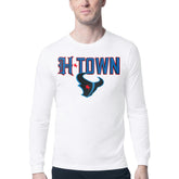 Starter H-Town Graphic Long Sleeve T-Shirt - Houston Texans T-shirts
