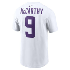 J.J. McCarthy Player Name & Number T-Shirt - Minnesota Vikings T-shirts