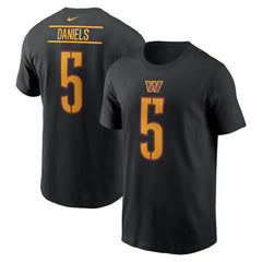 Jayden Daniels Player Name & Number T-Shirt - Washington Commanders T-shirts