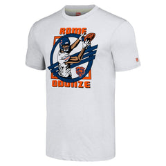 Rome Odunze Homage Unisex Caricature Player Tri-Blend T-Shirt - Chicago Bears T-shirts