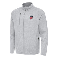 USMNT Antigua Hold-Up Tri-Blend Full-Zip Jacket