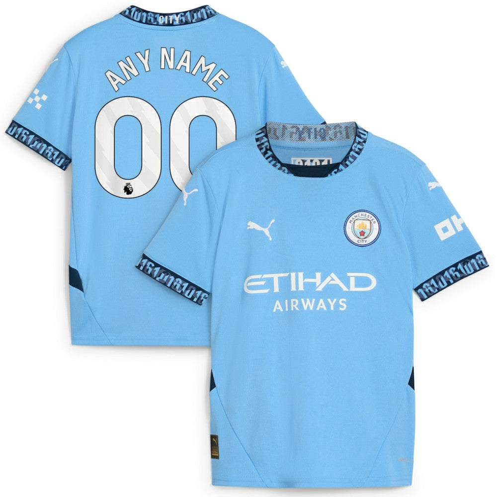 Manchester City Youth 2024/25 Home Replica Custom Jersey