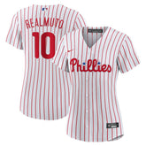 White J.T. Realmuto Philadelphia Phillies Nike Women's Home Replica Jersey