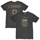 Julián Álvarez Argentina National Team 1863FC Player Retro Tri-Blend T-Shirt