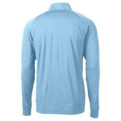 Cutter & Buck Adapt Eco Knit Stretch Recycled Raglan Quarter-Zip DryTec Top - Carolina Panthers Tops