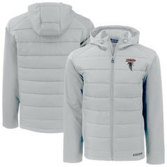 Cutter & Buck Evoke Hybrid Eco Softshell Recycled Full-Zip Hoodie Jacket - Atlanta Falcons Hoodies