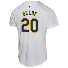 Gray Zack Gelof Athletics Nike Youth Home Game Player Jersey