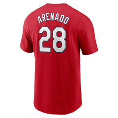 Red Nolan Arenado St. Louis Cardinals Nike 2024 City Connect Fuse Name & Number T-Shirt