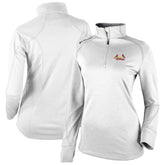 White St. Louis Cardinals Columbia Women's Cooperstown Collection Shotgun 2.0 Omni-Wick Quarter-Zip Top - White