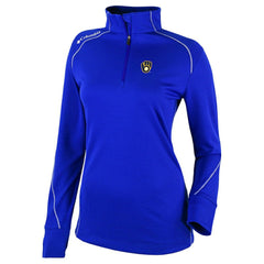Royal Milwaukee Brewers Columbia Women's Cooperstown Collection Shotgun 2.0 Omni-Wick Quarter-Zip Top - Royal