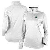 White Arizona Diamondbacks Columbia Women's Cooperstown Collection Shotgun 2.0 Omni-Wick Quarter-Zip Top - White